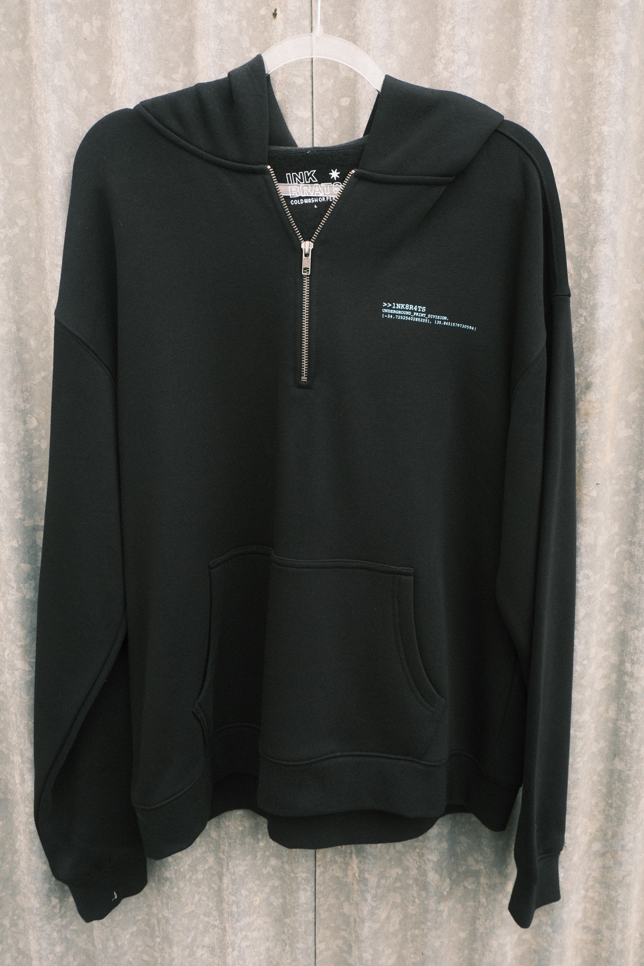 Underground Print Division 1/4 Zip Hoody