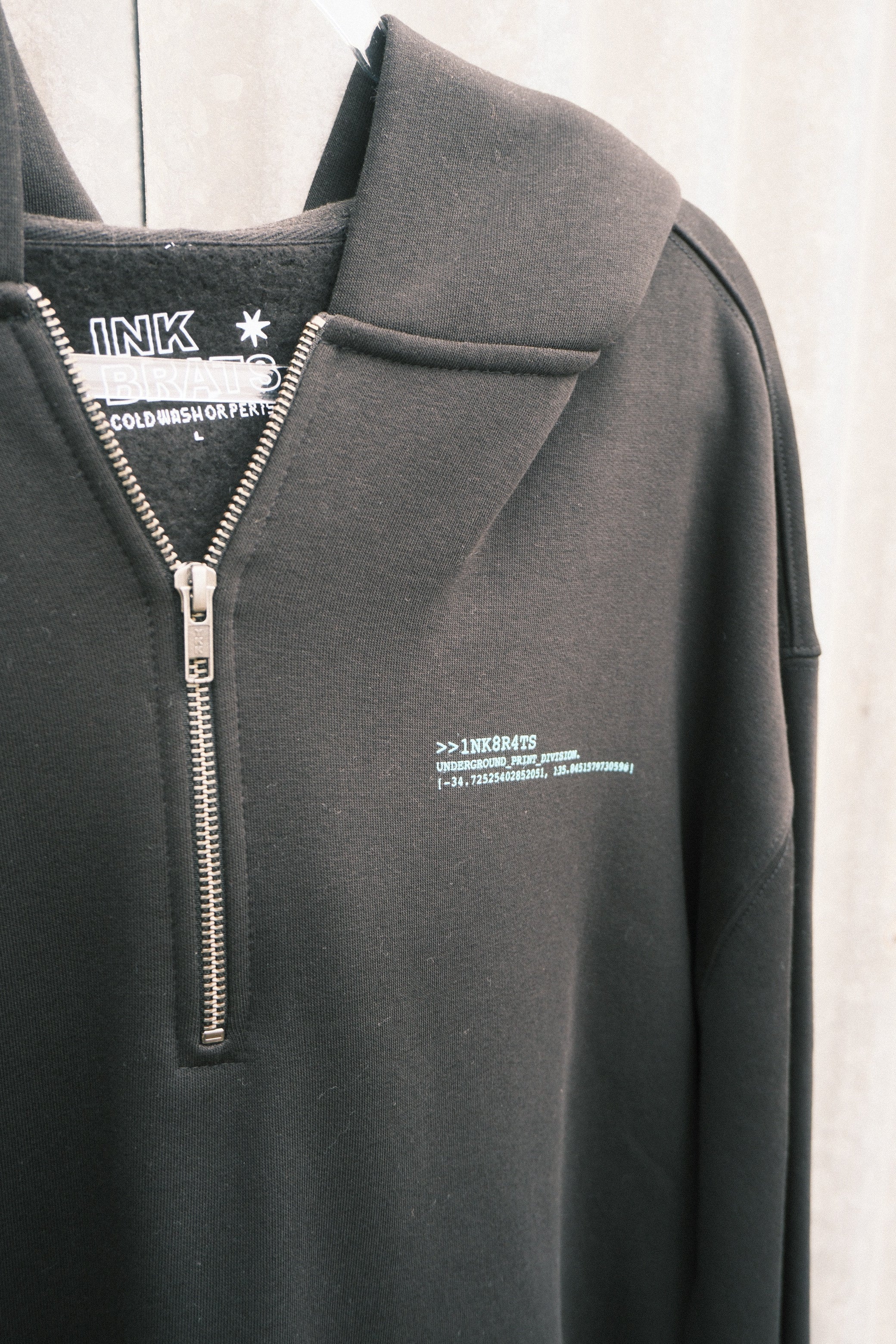 Underground Print Division 1/4 Zip Hoody