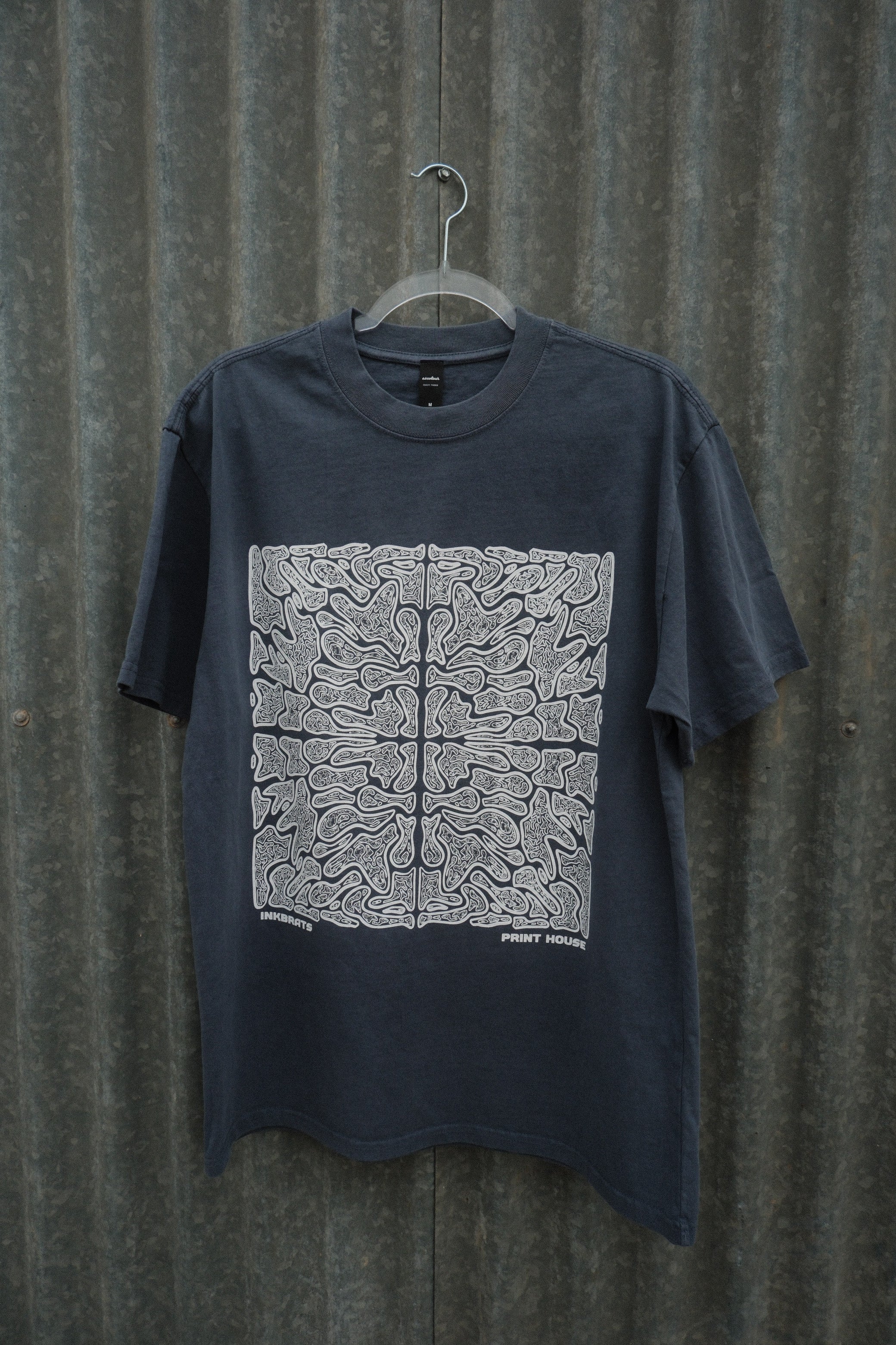 Mitochondria Tee - Heavy Faded Blue