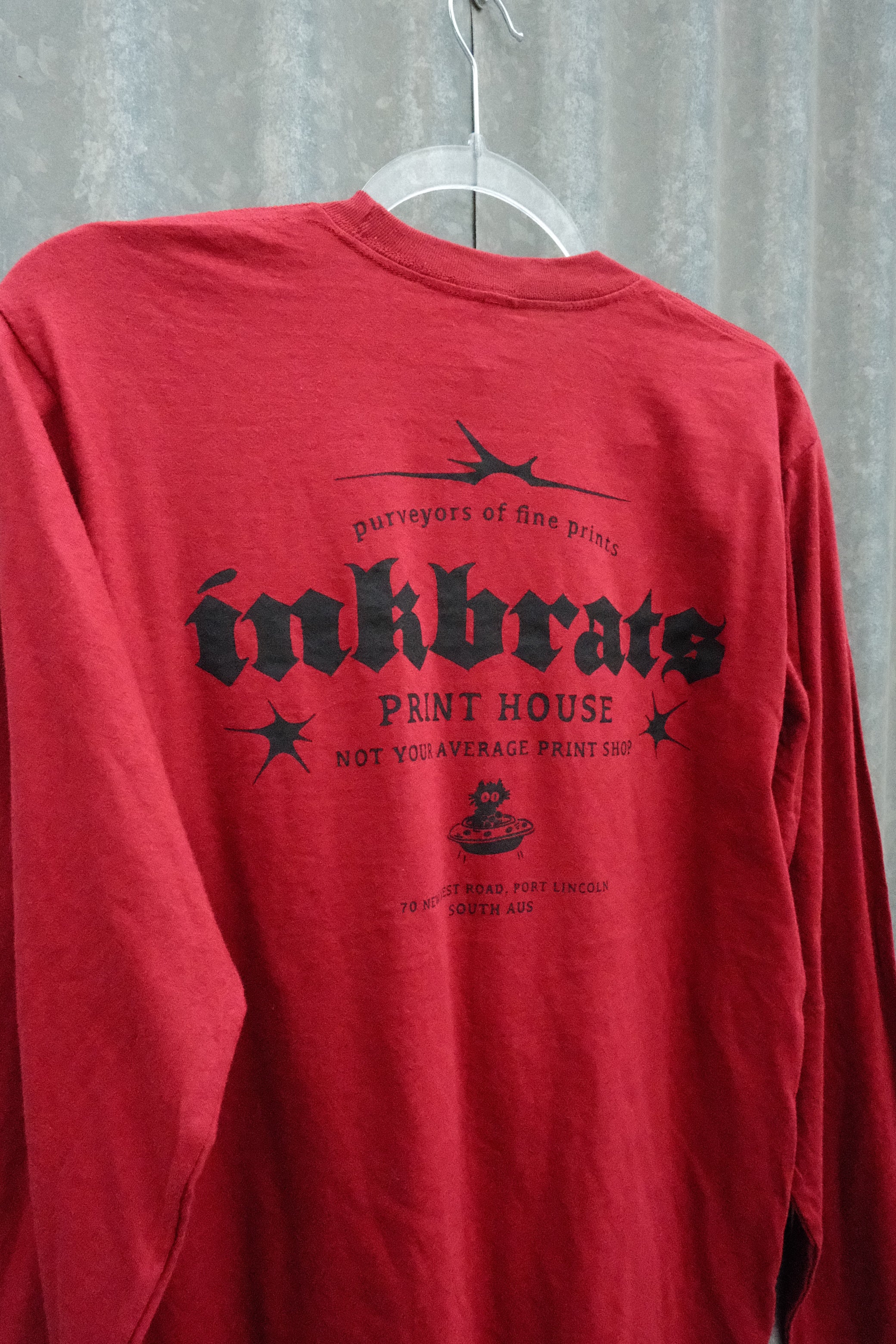 The Studio Long Sleeve Tee - Lightweight Red