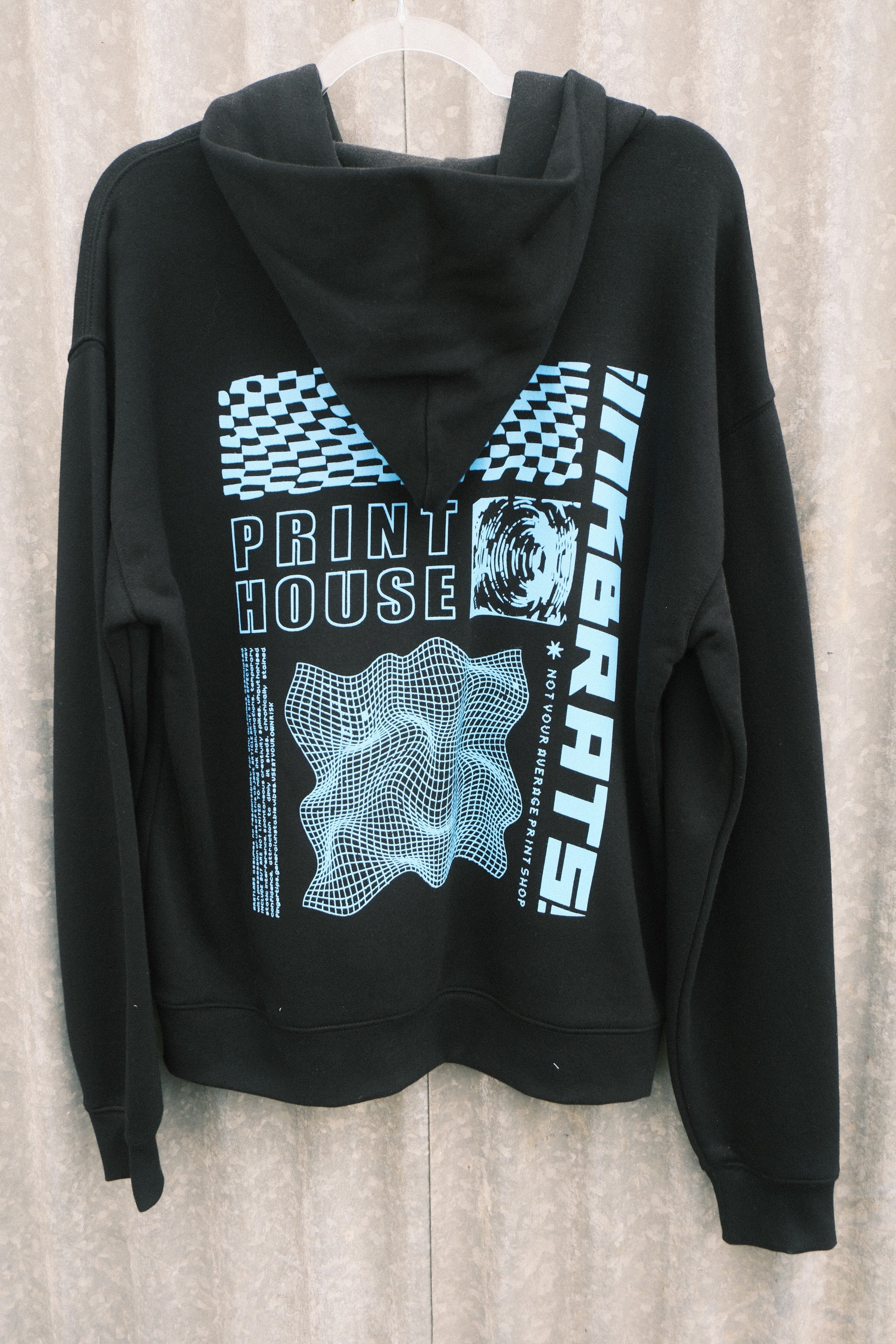 Article BR-4T Relax Zip Hoody - Black & Electric Blue