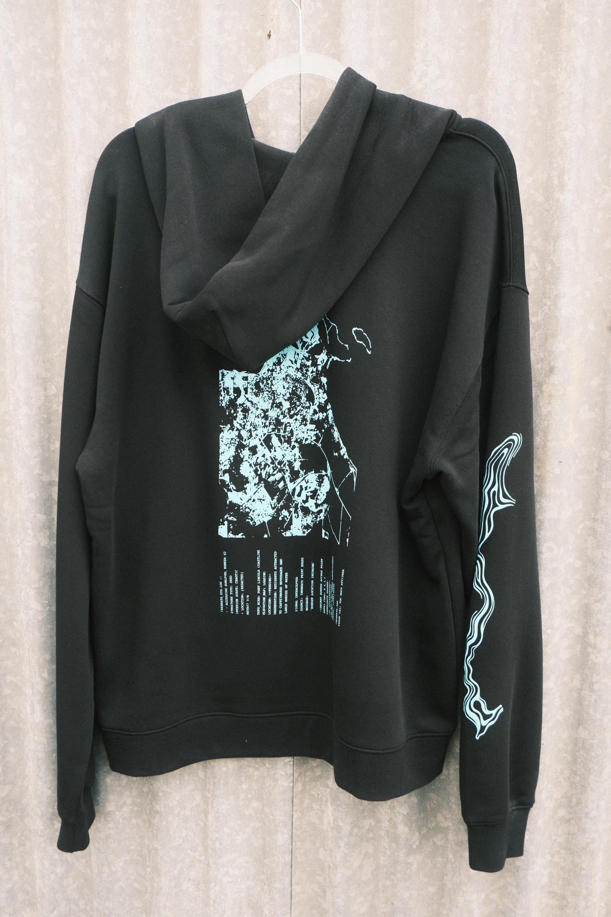 Underground Print Division 1/4 Zip Hoody
