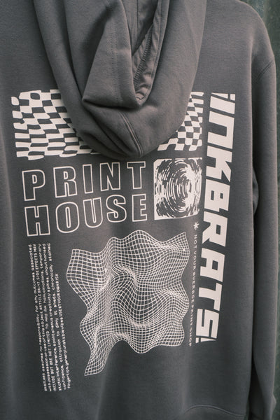 Article BR-4T Relax Zip Hoody - Grey & Black