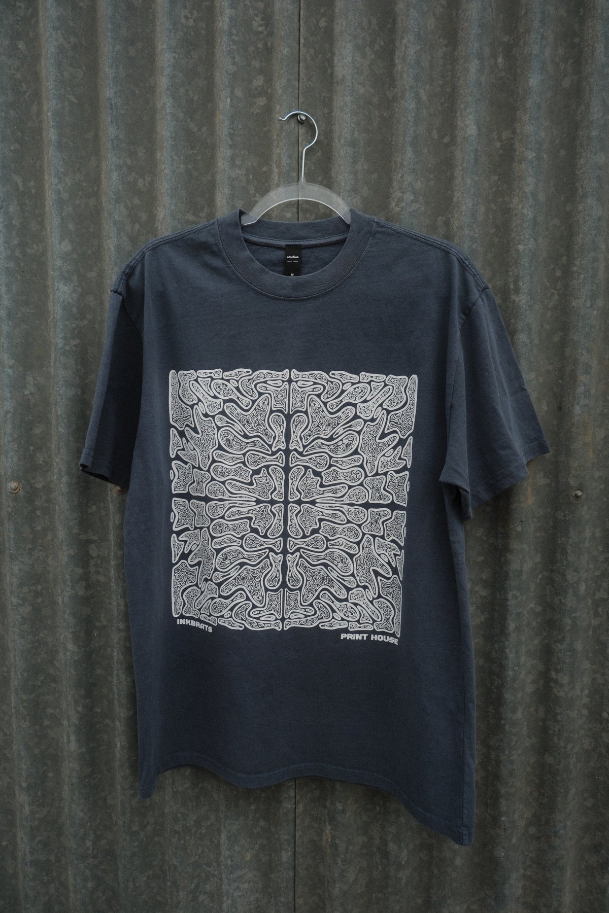 Mitochondria Tee - Heavy Faded Blue