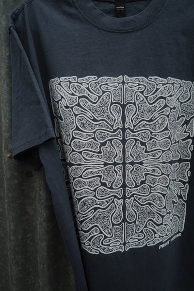 Mitochondria Tee - Heavy Faded Blue