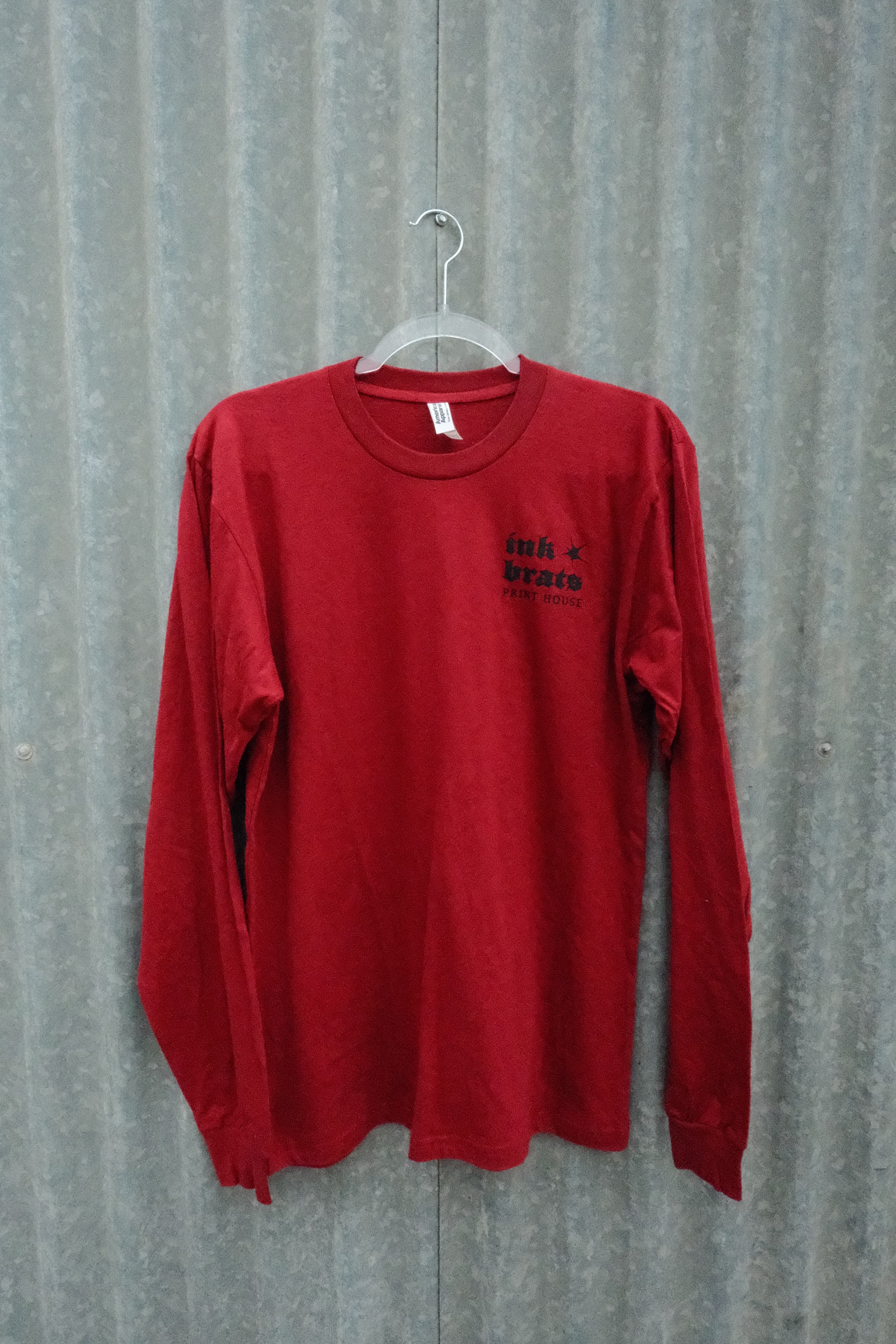 The Studio Long Sleeve Tee - Lightweight Red