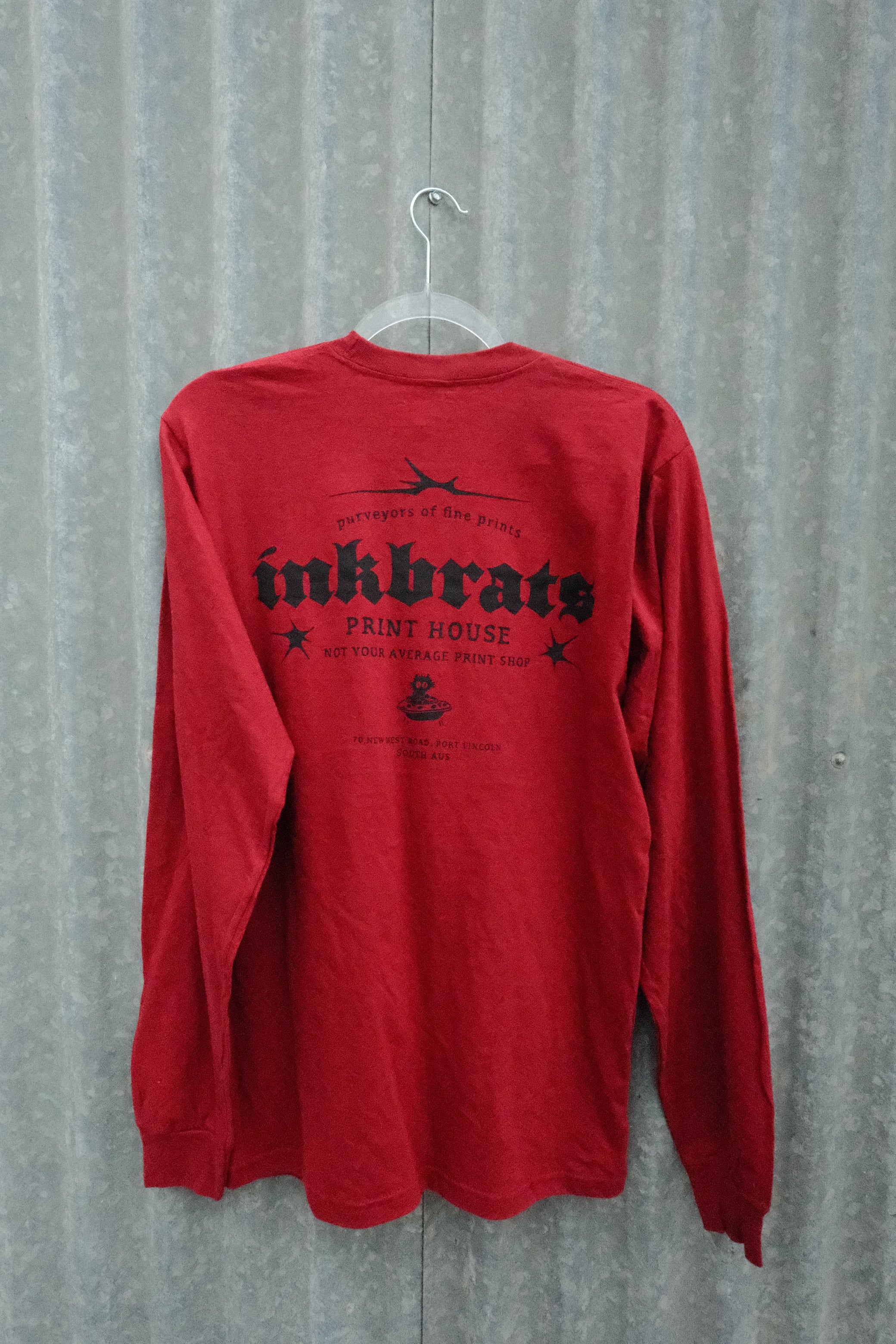 The Studio Long Sleeve Tee - Lightweight Red