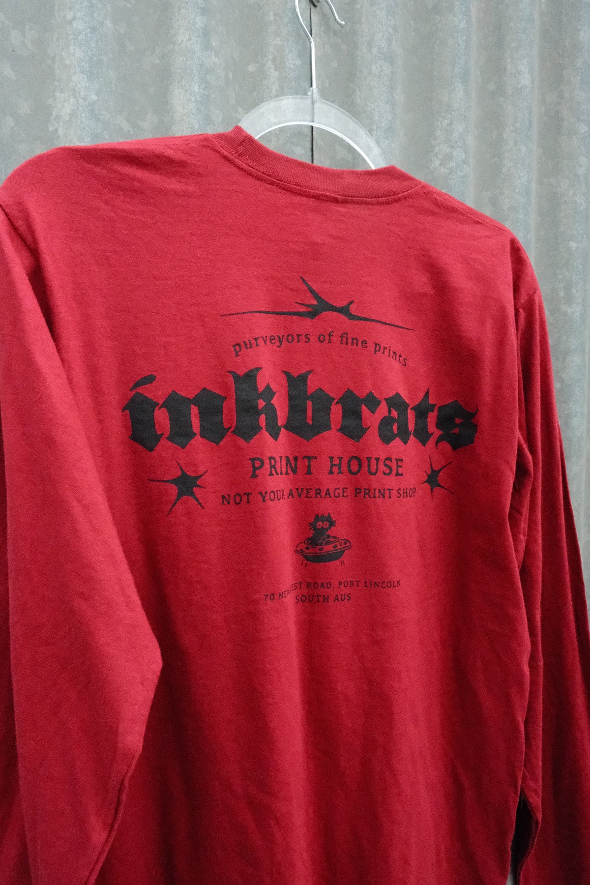 The Studio Long Sleeve Tee - Lightweight Red