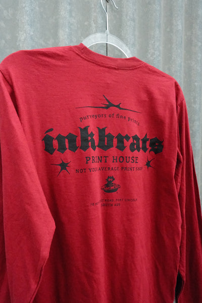 The Studio Long Sleeve Tee - Lightweight Red