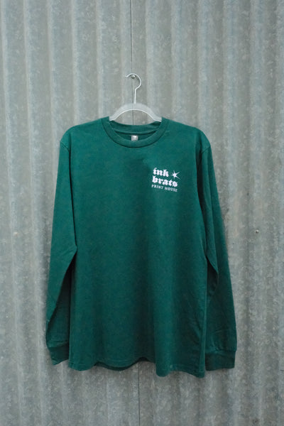 The Studio Long Sleeve Tee - Heavyweight Green