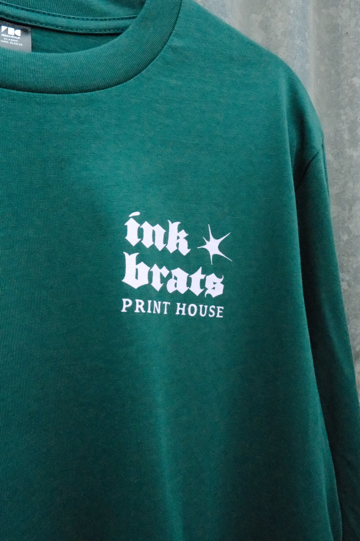 The Studio Long Sleeve Tee - Heavyweight Green