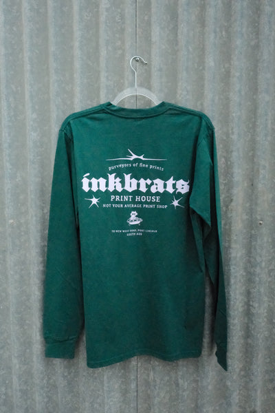 The Studio Long Sleeve Tee - Heavyweight Green
