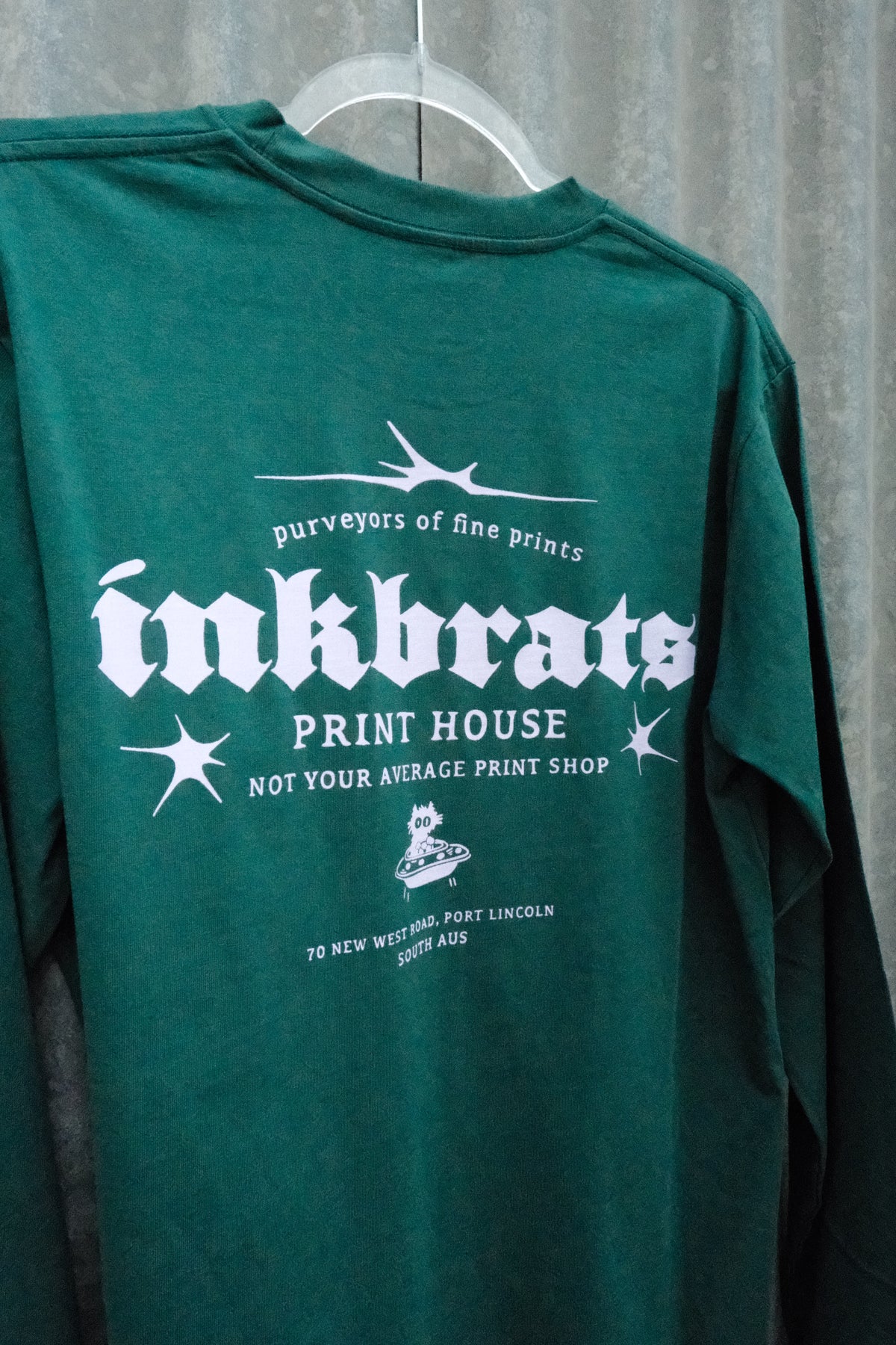 The Studio Long Sleeve Tee - Heavyweight Green
